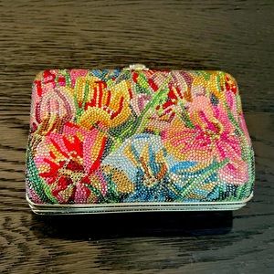 Judith Leiber Floral Clutch